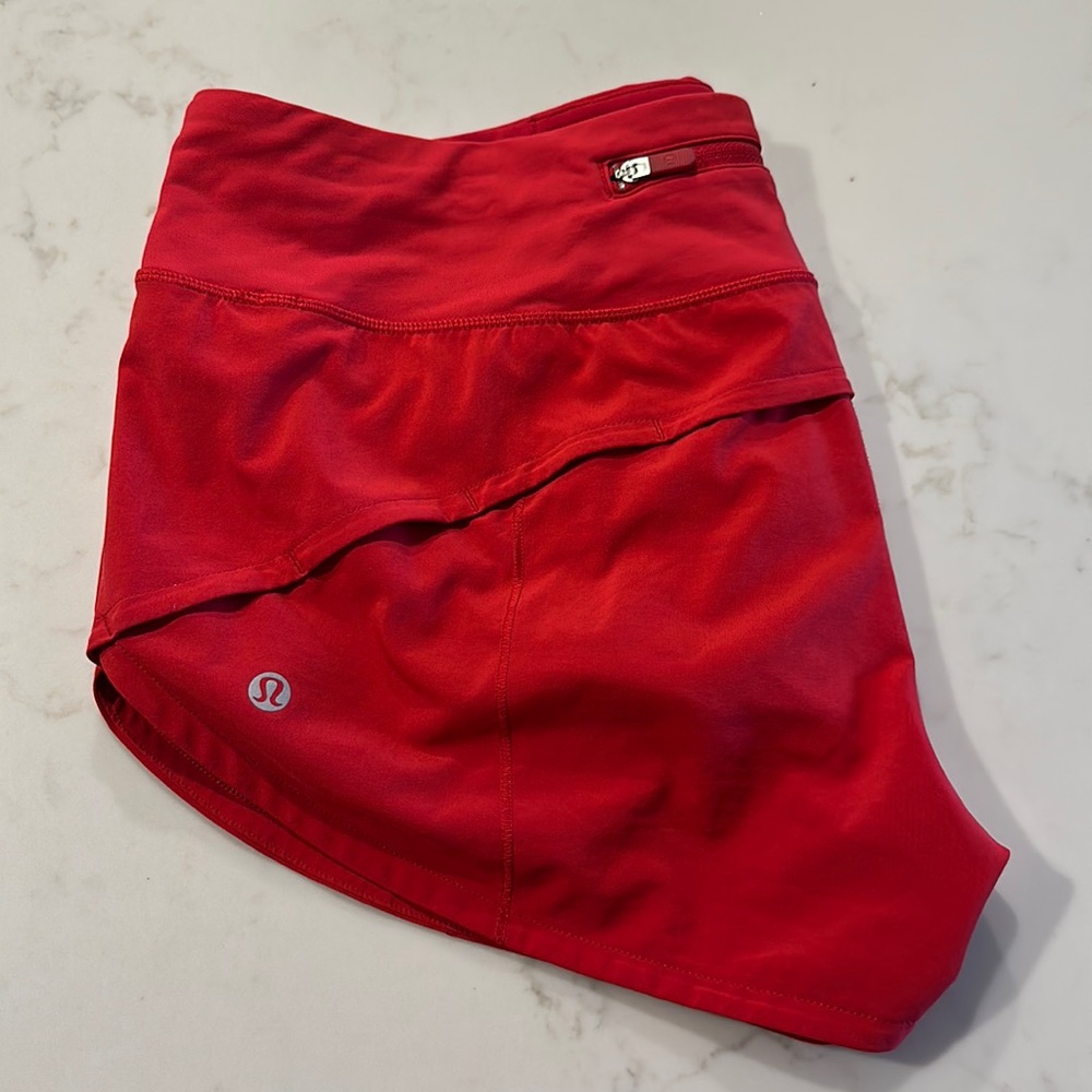 Lululemon 2.5 inch speed up short mid rise